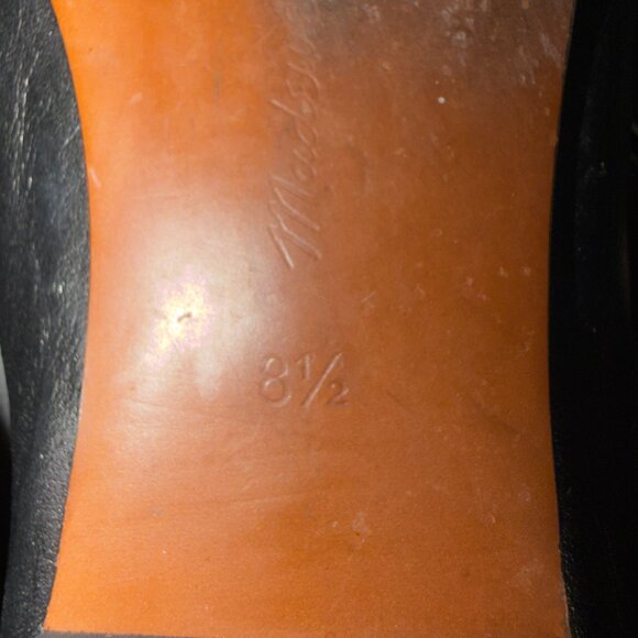 Madewell Remy Mary Jane Flats Black Leather Buckle Strap Shoes Size 8.5 - Picture 7 of 8